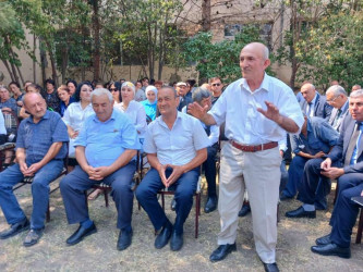 Goranboyda növbəti səyyar qəbul Borsunlu kəndində keçirildi