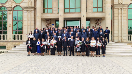 Yeni Azərbaycan Partiyasının Goranboy rayon təşkilatının təsis edilməsinin 33-cü ildönümü ilə bağlı tədbir keçirildi
