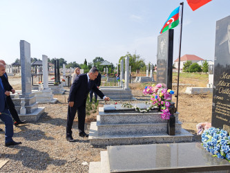 “27 sentyabr-Anım Günü” ilə bağlı Balakürd kənd qəbirstanlığında şəhidlərimizin məzarları ziyarət olundu
