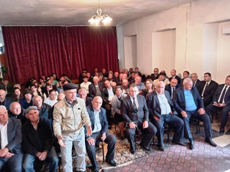 Nizami kəndində səyyar qəbul keçirildi