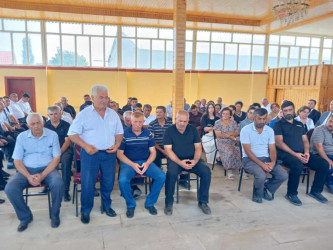 Goranboyda növbəti səyyar qəbul Nadirkənd kəndində keçirildi