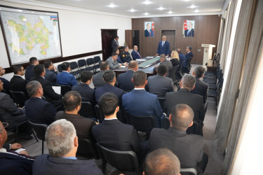 Goranboy Rayon İcra Hakimiyyəti başçısı yanında Şuranın növbəti iclası keçirildi