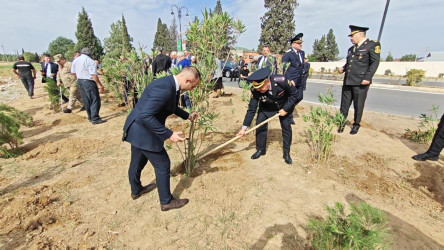 Goranboyda “27 sentyabr –Anım Günü” ilə bağlı ağacəkmə aksiyası keçirildi
