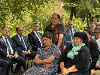 Goranboyda növbəti səyyar qəbul Buzluq kəndində keçirildi