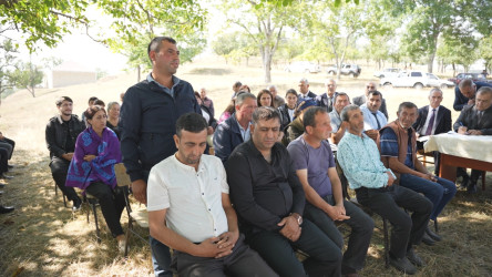 Goranboyda növbəti səyyar qəbul Mənəşli kəndində keçirildi