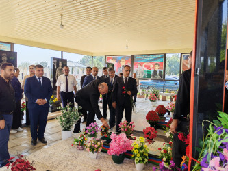 “27 sentyabr-Anım Günü” ilə bağlı Balakürd kənd qəbirstanlığında şəhidlərimizin məzarları ziyarət olundu