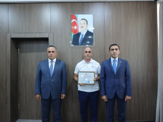 Goranboyda yüksək balnan ali məktəblərə qəbul olan məzunlarla görüş keçirildi