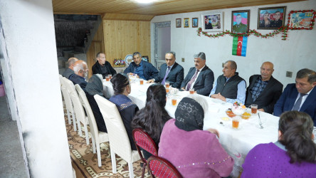 Goranboyda İcra başçısının Şəhid ailələrini ziyarəti davam edir