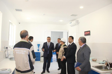 Qazanbulaq qəsəbəsi müasir astar və üzlük gips məmulatları zavodu