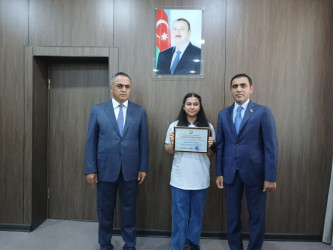 Goranboyda yüksək balnan ali məktəblərə qəbul olan məzunlarla görüş keçirildi