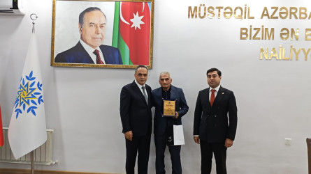 Yeni Azərbaycan Partiyasının Goranboy rayon təşkilatının təsis edilməsinin 33-cü ildönümü ilə bağlı tədbir keçirildi