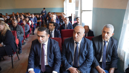 Goranboyda növbəti səyyar qəbul Qaradağlı kəndində keçirildi
