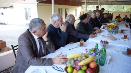 Goranboyda Şəhid ailələri ilə görüşlər davam edir