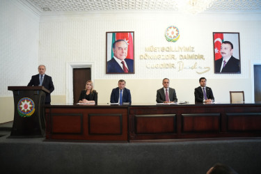 Goranboyda Yeni Azərbaycan Partiyasının VIII Qurultayı ilə bağlı tədbir keçirildi