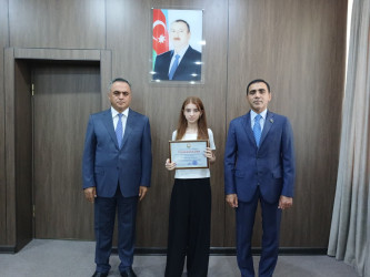 Goranboyda yüksək balnan ali məktəblərə qəbul olan məzunlarla görüş keçirildi