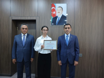 Goranboyda yüksək balnan ali məktəblərə qəbul olan məzunlarla görüş keçirildi